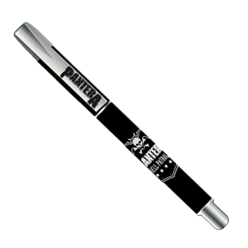 Stylo Pantera Hell Patrol noir avec logo et motif métal