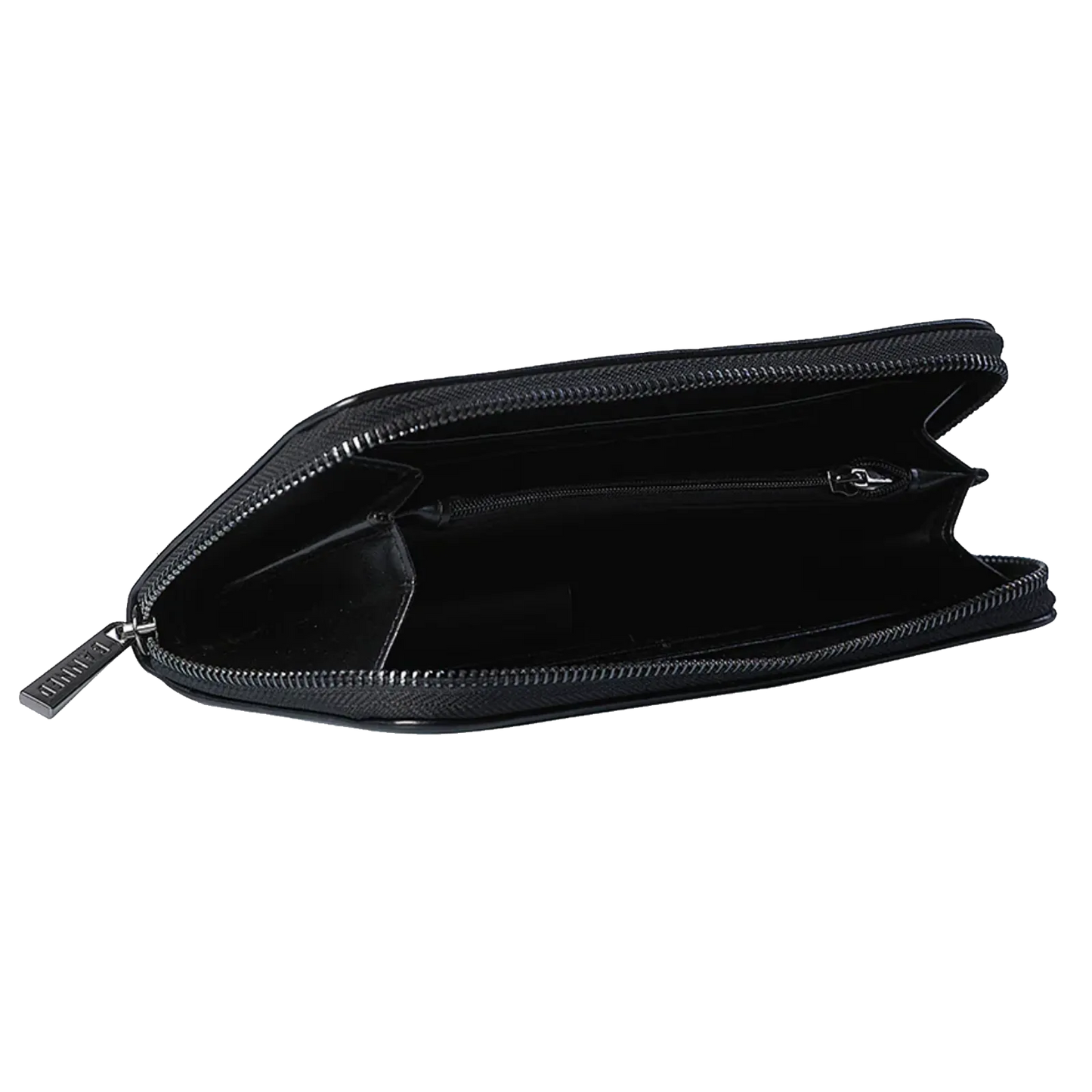 portefeuille goth banned darkest love interieur zip 