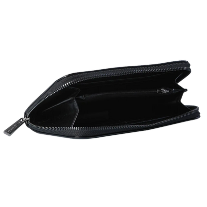 portefeuille goth banned darkest love interieur zip 