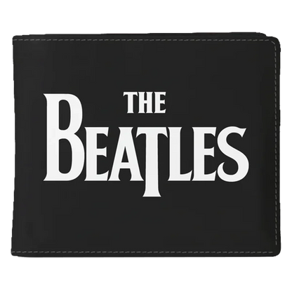 Portefeuille The Beatles ROCKSAX logo blanc sur fond noir