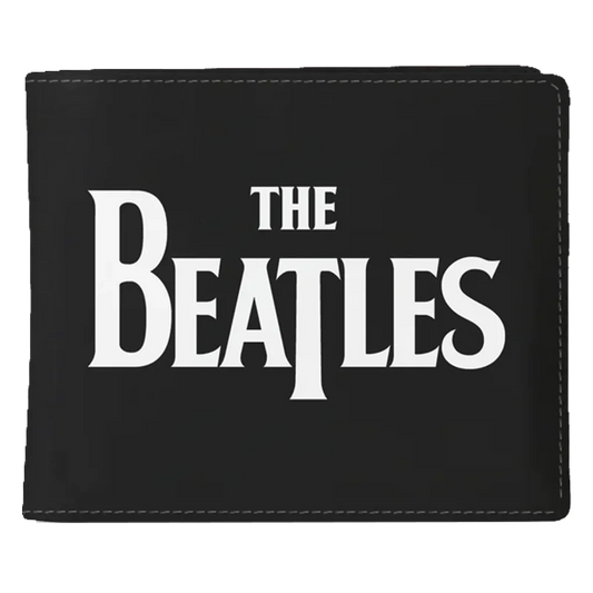 Portefeuille The Beatles ROCKSAX logo blanc sur fond noir