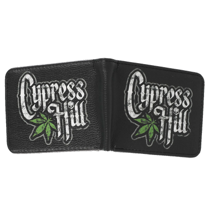 Portefeuille Cypress Hill ouvert avec visuel logo