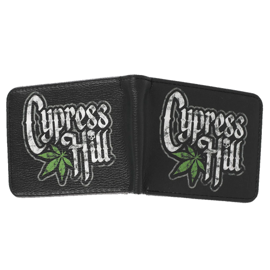 Portefeuille Cypress Hill ouvert avec visuel logo