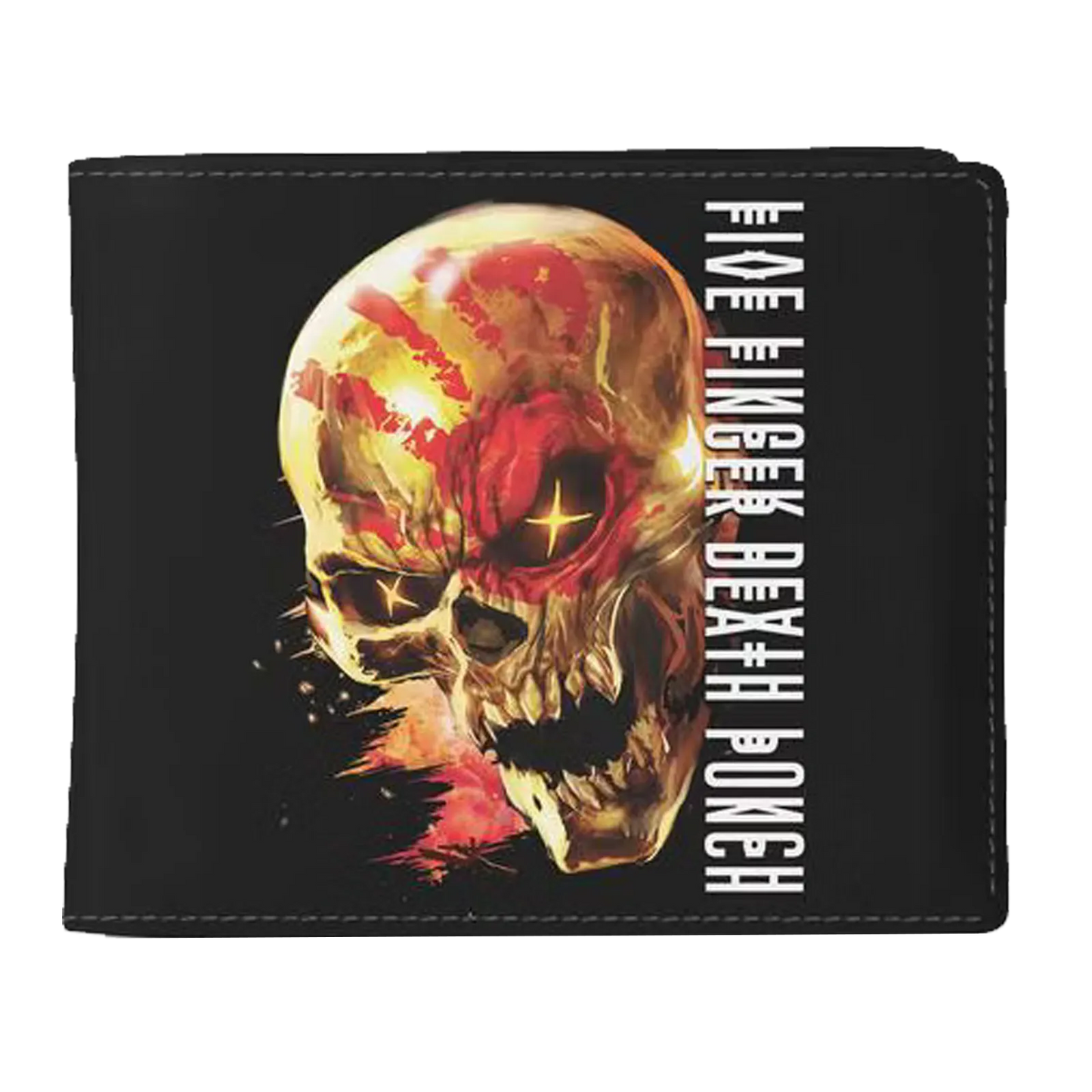 Portefeuille Five Finger Death Punch And Justice for None – visuel avant crâne
