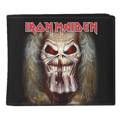 Portefeuille Iron Maiden Eddie Doigt d’Honneur face avant