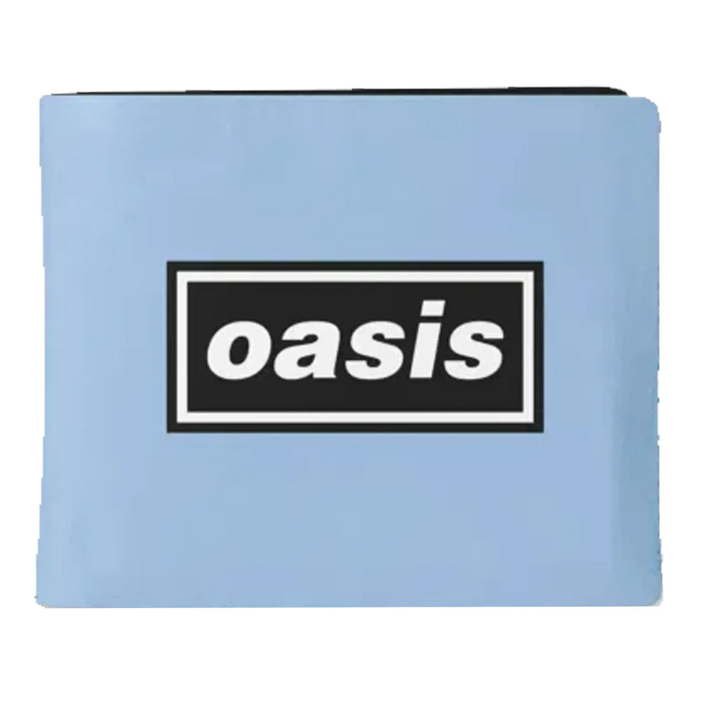 Portefeuille Oasis logo officiel bleu clair – vue avant