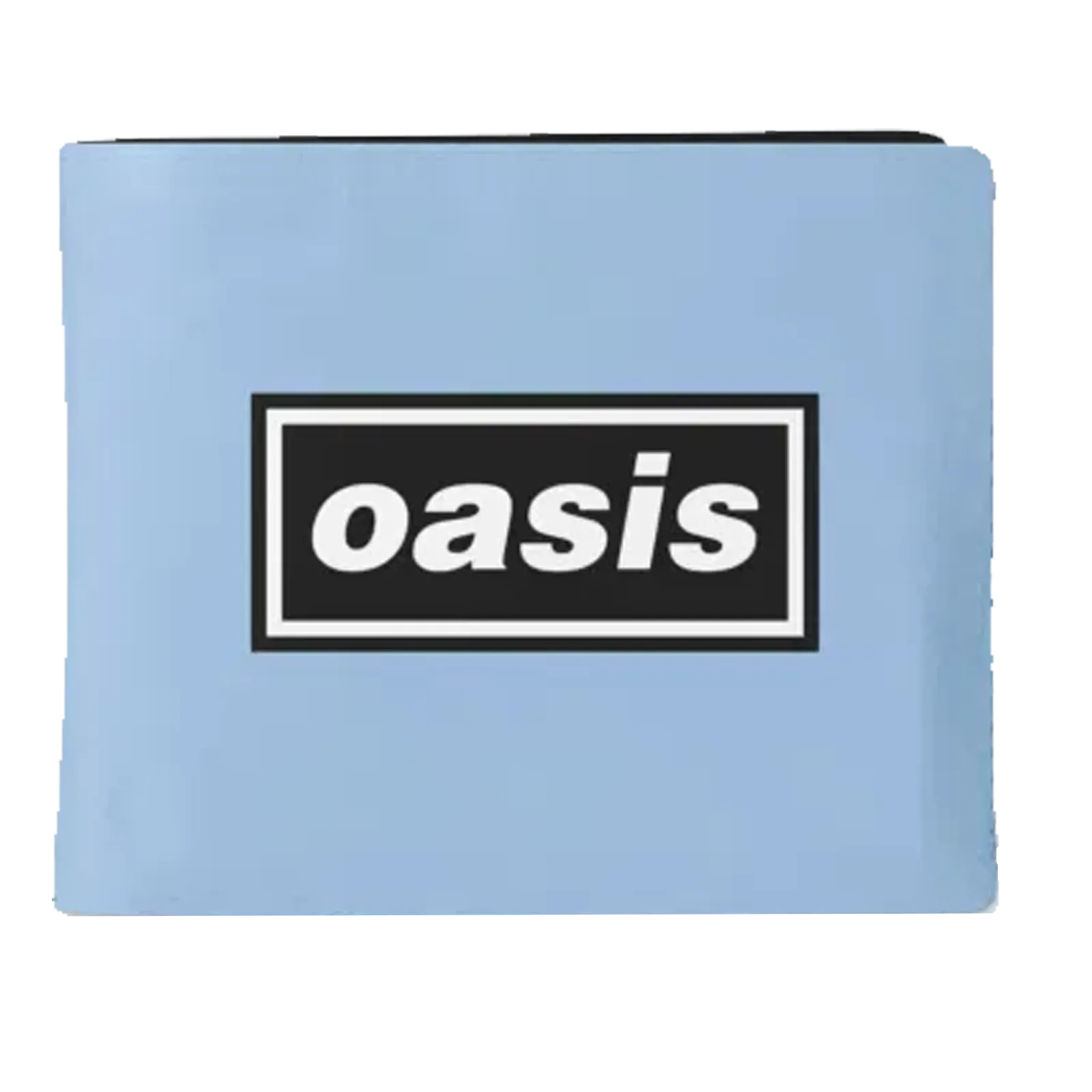 Portefeuille Oasis logo officiel bleu clair – vue avant