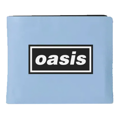 Portefeuille Oasis logo officiel bleu clair – vue avant