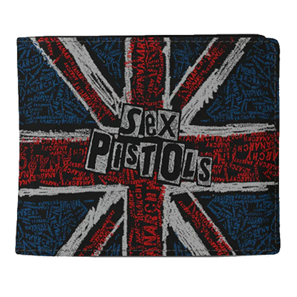 Portefeuille Sex Pistols Union Jack - logo punk rock britannique