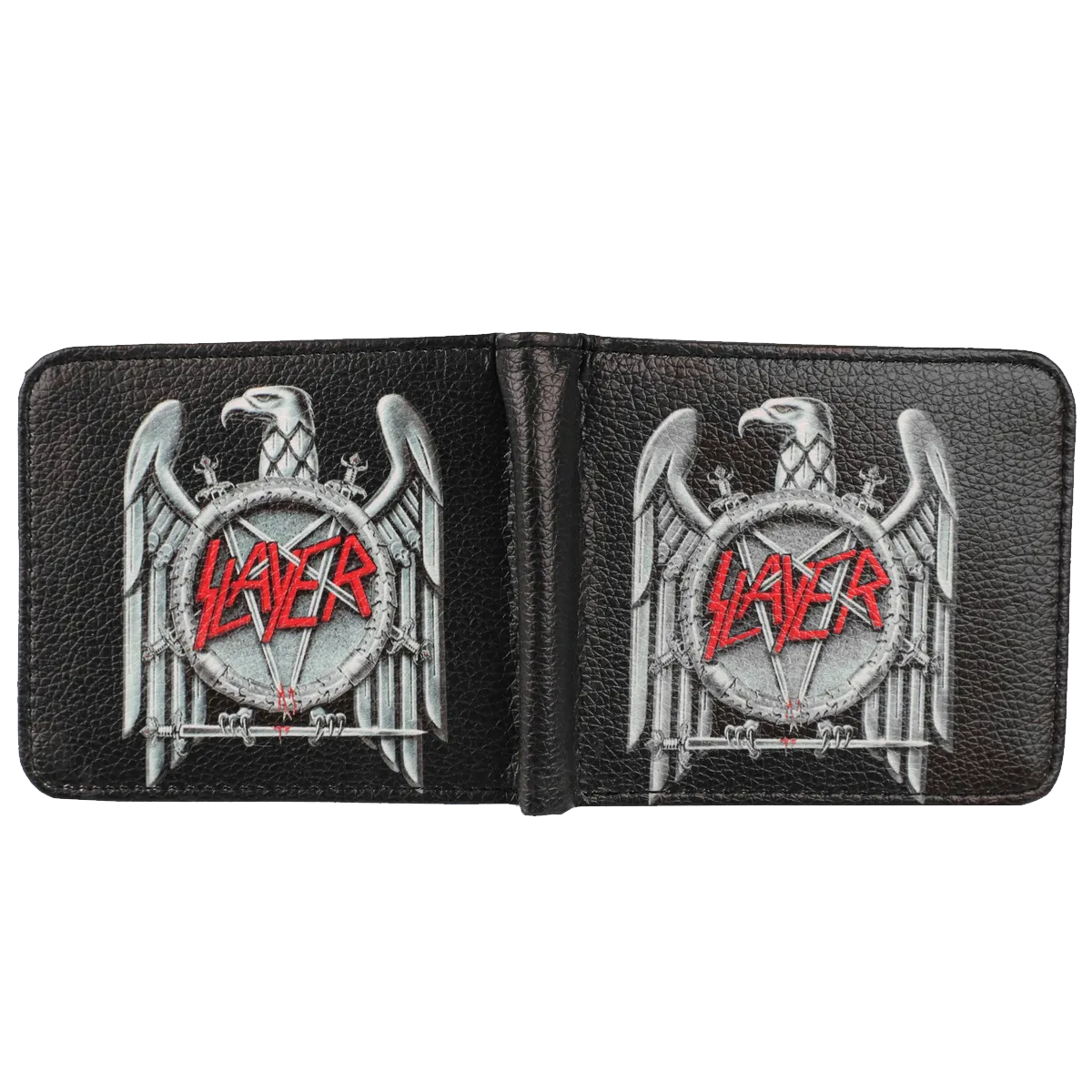 Portefeuille Slayer logo aigle ouvert - vue extérieure