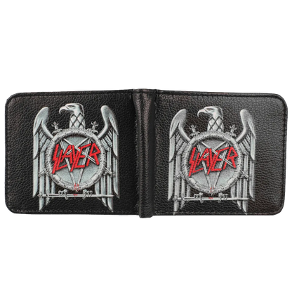 Portefeuille Slayer logo aigle ouvert - vue extérieure