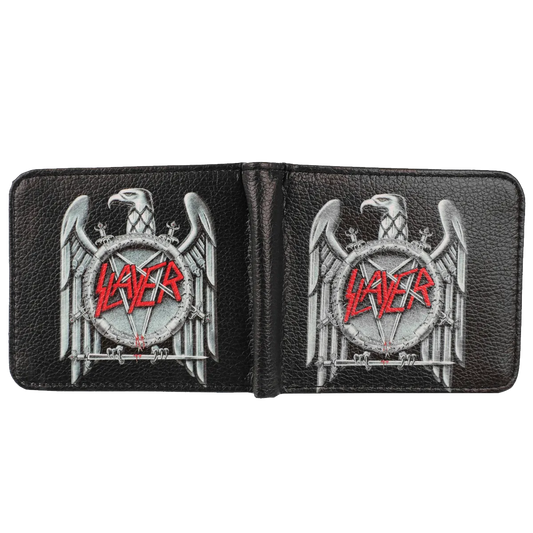 Portefeuille Slayer logo aigle ouvert - vue extérieure