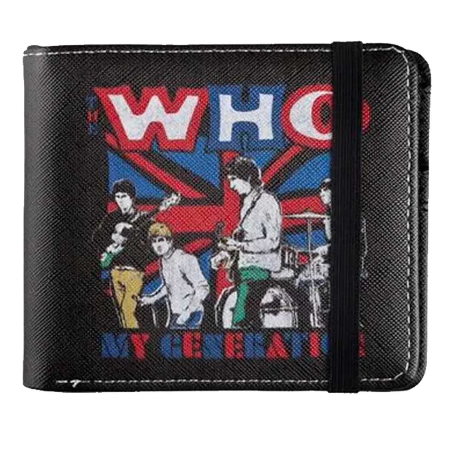 Portefeuille The Who My Generation avec Union Jack et logo