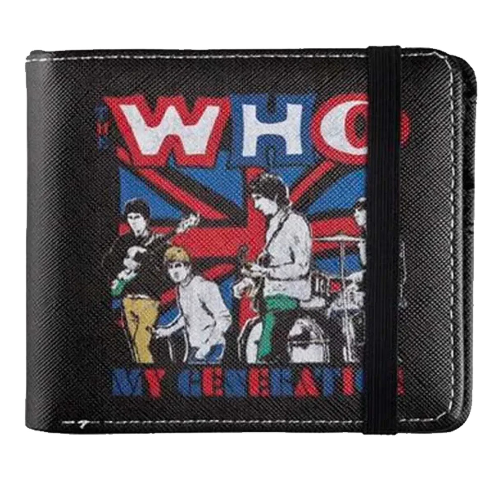 Portefeuille The Who My Generation avec Union Jack et logo