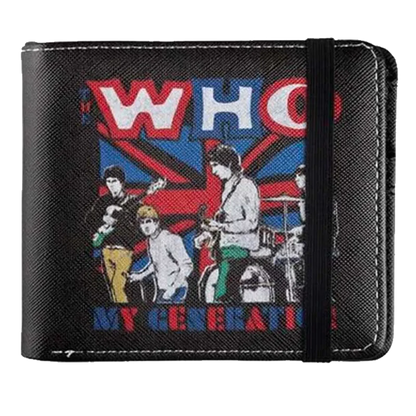 Portefeuille The Who My Generation avec Union Jack et logo