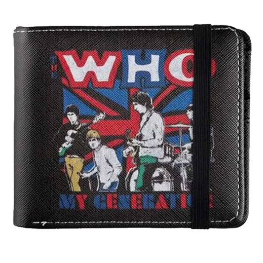 Portefeuille The Who My Generation avec Union Jack et logo