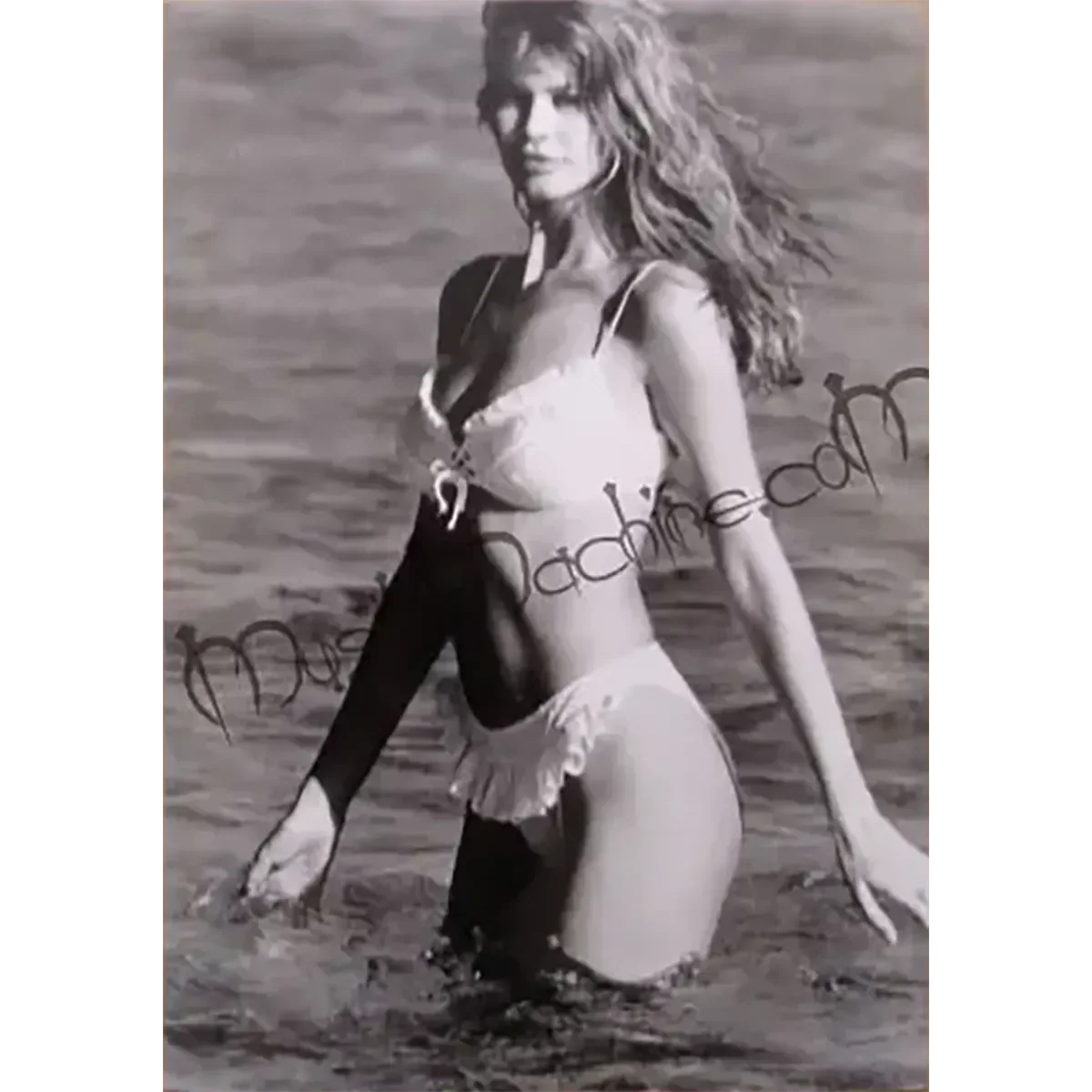 Photo Claudia Schiffer - Plage 1 (10x15cm)