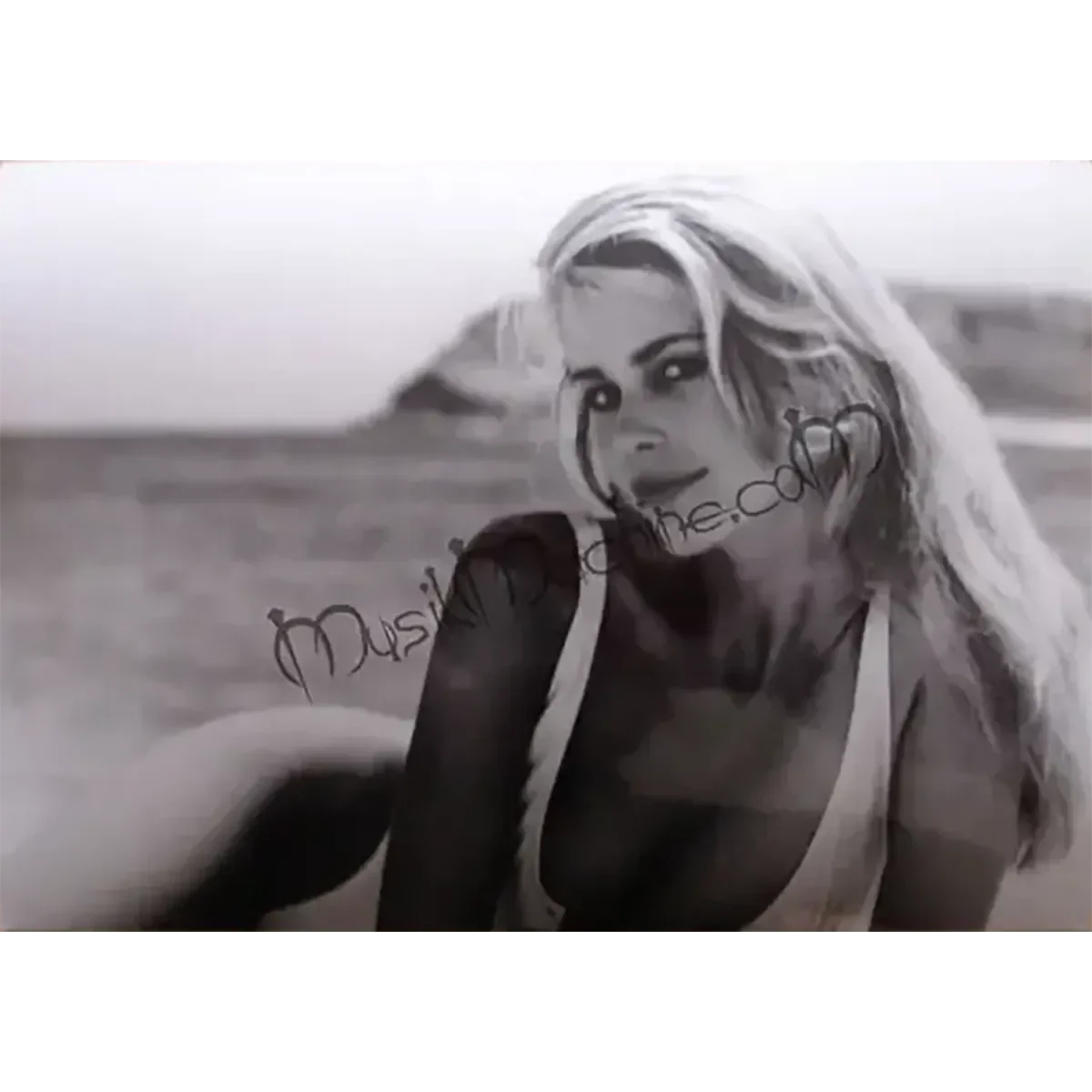 Photo Claudia Schiffer - Plage 2 (10x15cm)