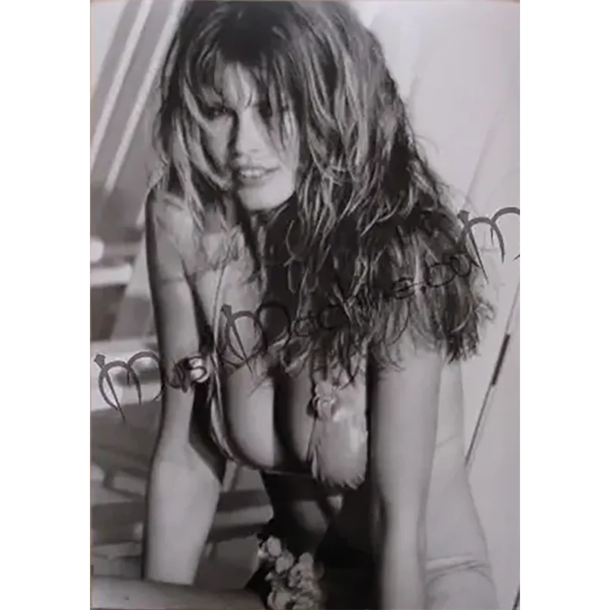 Photo Claudia Schiffer - Plage 2 (13x18cm)