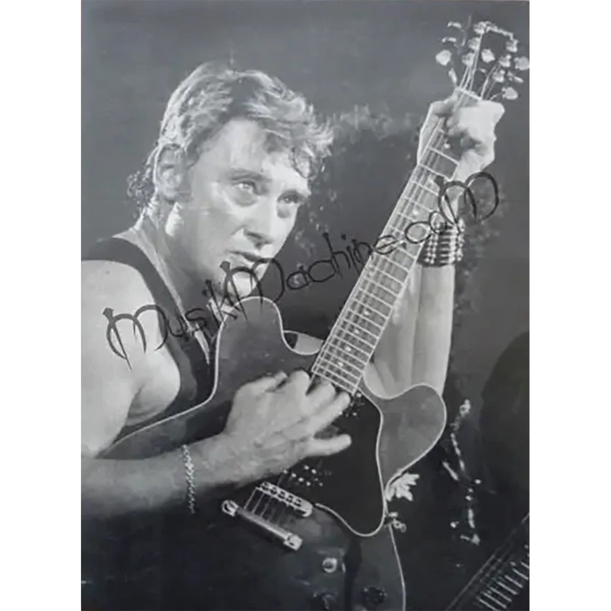 Photo Johnny Hallyday - Cadillac Tour (18x24cm)