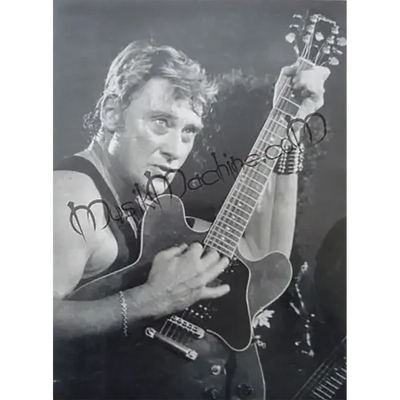Photo Johnny Hallyday - Cadillac Tour (18x24cm)