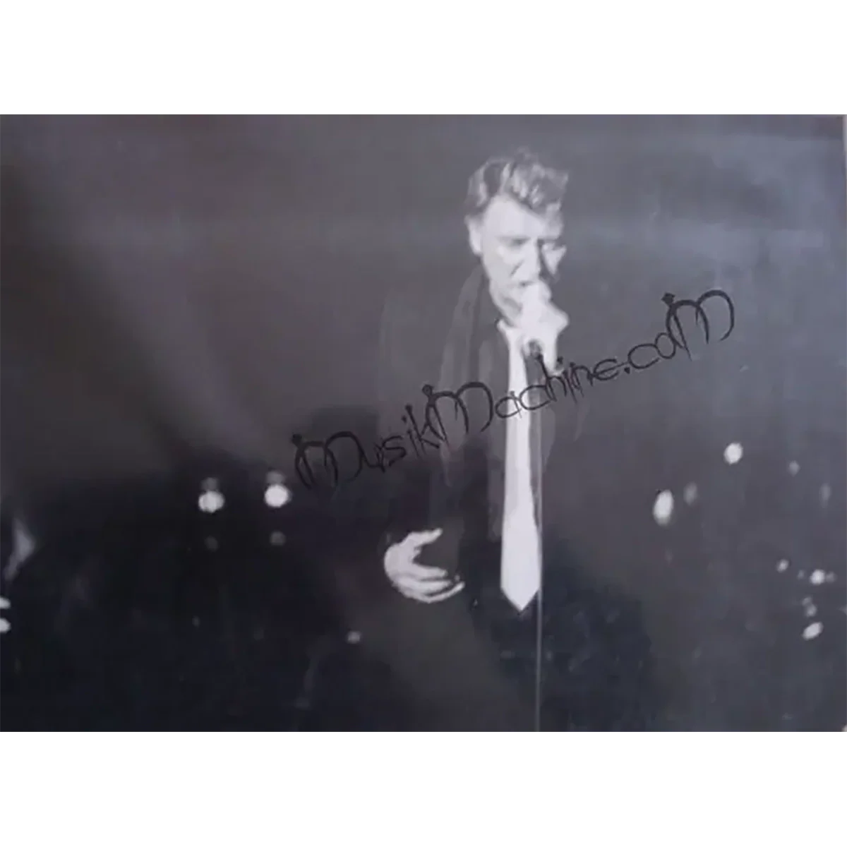 Photo Johnny Hallyday - Cadillac Tour Bercy (18x24cm)