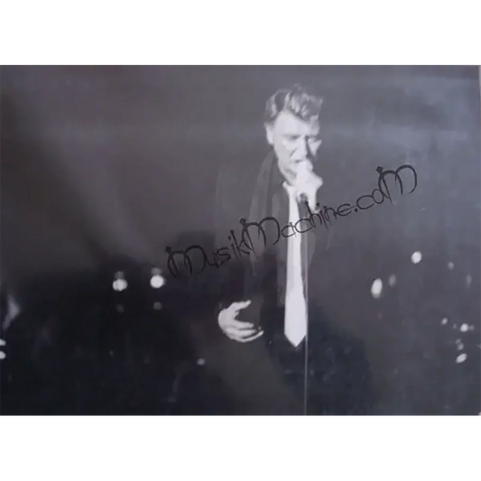 Photo Johnny Hallyday - Cadillac Tour Bercy (18x24cm)