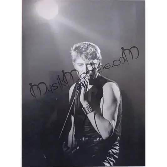Photo Johnny Hallyday - Cadillac Tour 1990 (18x24cm)