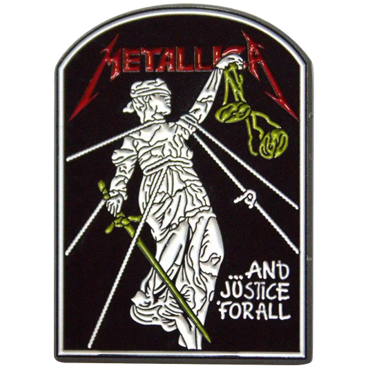 Pin Metallica - ...And Justice for All - badge métallique officiel Rock Off