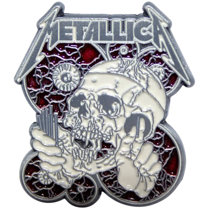 Pin Metallica - The Shortest Straw - badge métallique officiel Rock Off