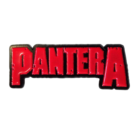 Pin Pantera rouge et noir - badge métallique officiel Rock Off