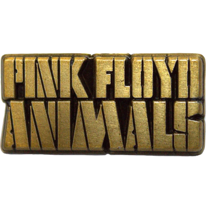 Pin Pink Floyd - Animals doré - badge métallique officiel Rock Off