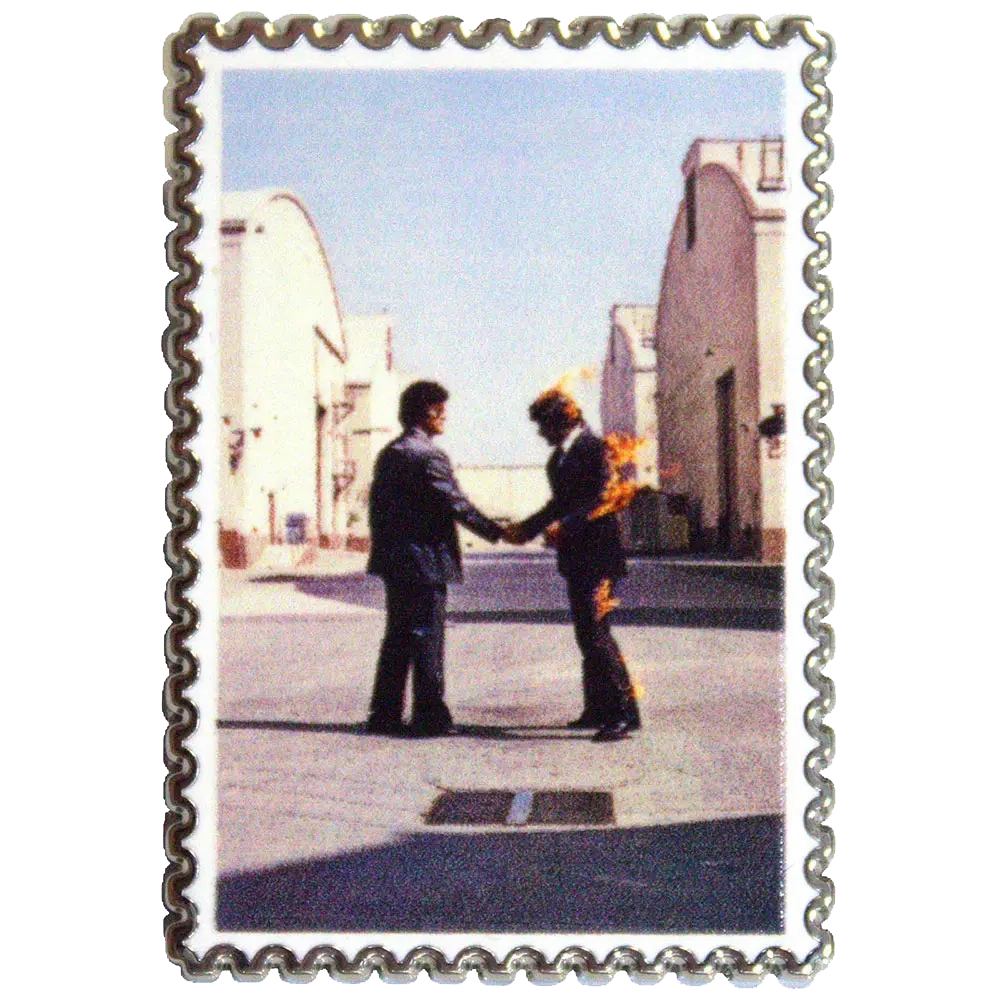 Pin's Pink Floyd - Wish You Were Here - badge métallique en couleurs officiel Rock Off