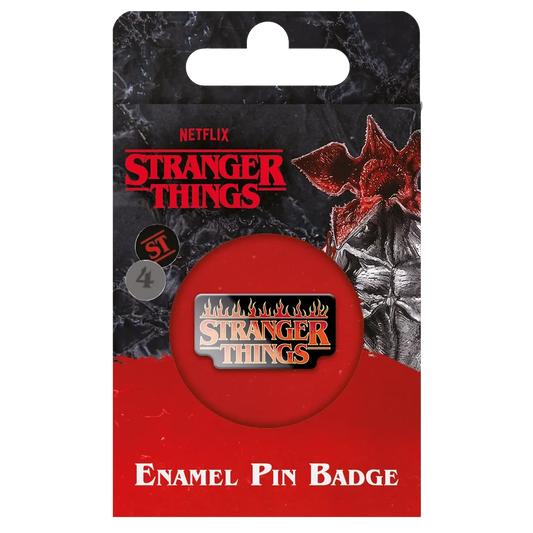 Pin's Stranger Things dans sa boite