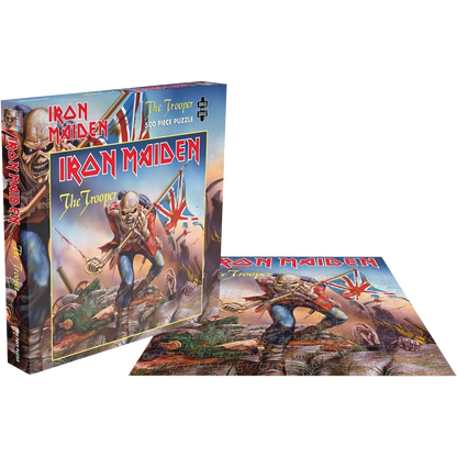 Puzzle Iron Maiden The Trooper – boîte et puzzle assemblé 500 pièces