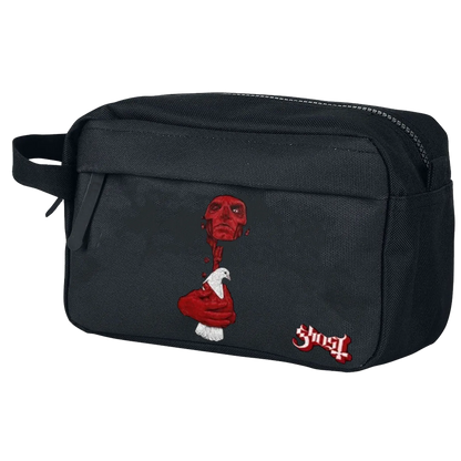 Trousse Ghost Dove vue en biais avec impression détaillée