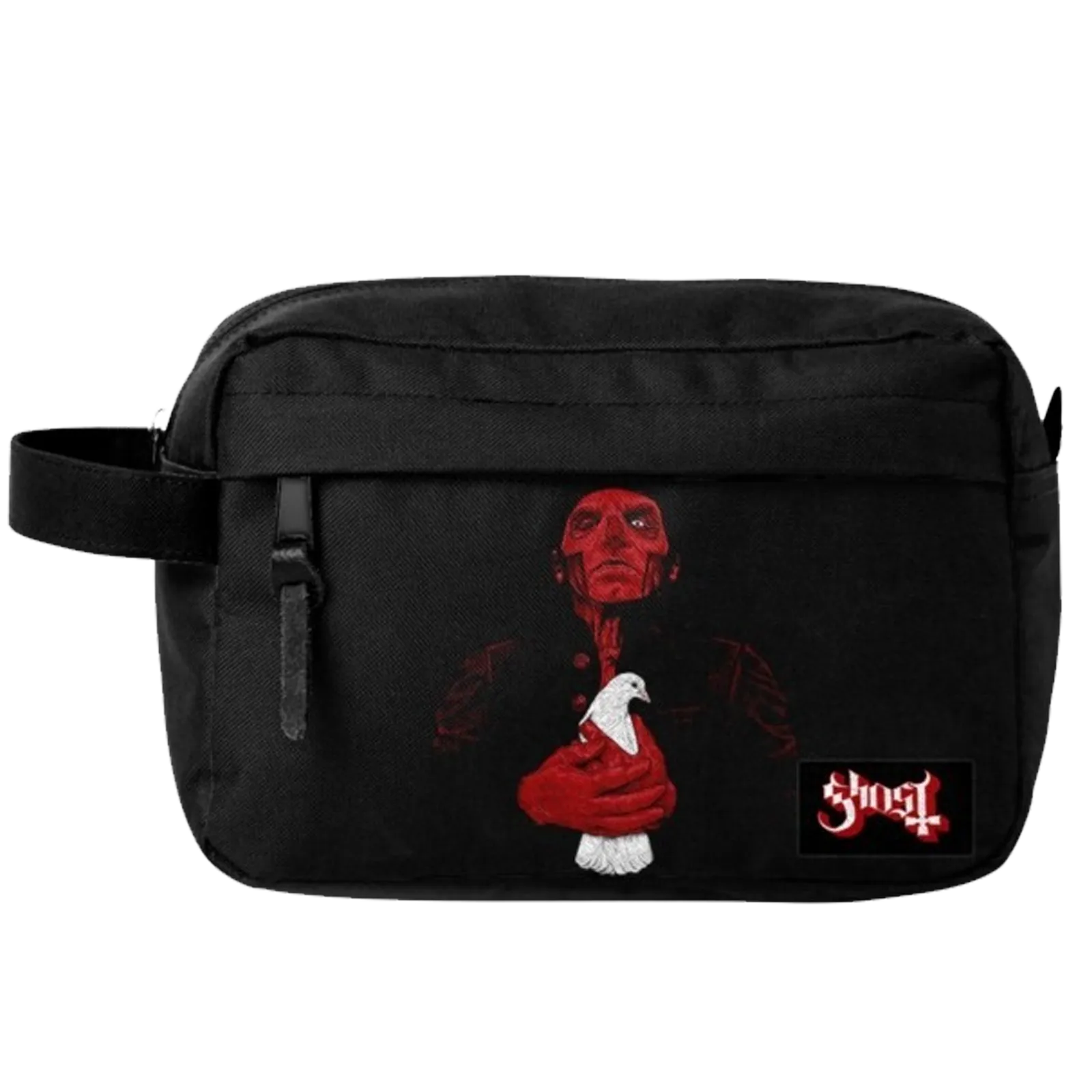 Trousse de toilette Ghost Dove vue de face avec motif colombe