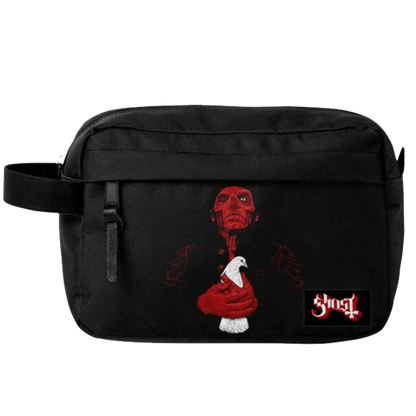 Trousse de toilette Ghost Dove vue de face avec motif colombe