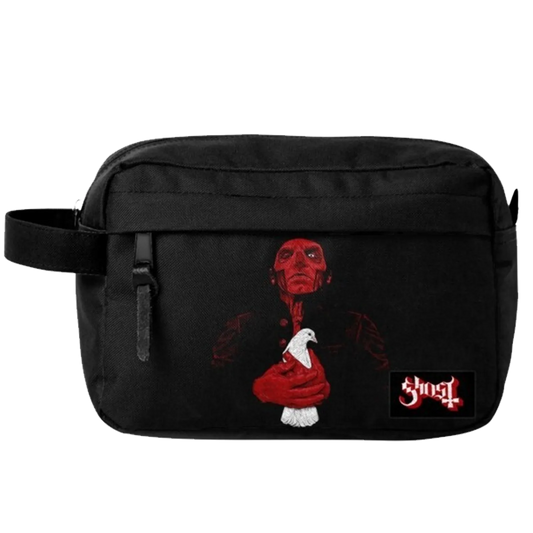 Trousse de toilette Ghost Dove vue de face avec motif colombe