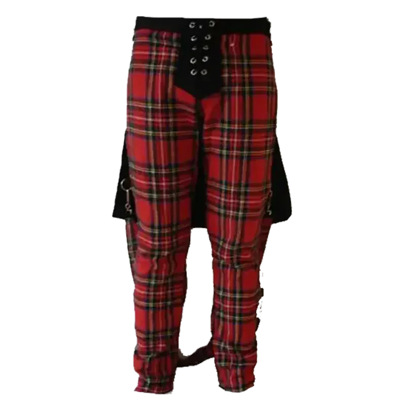 Pantalon écossais tartan avec jupe amovible