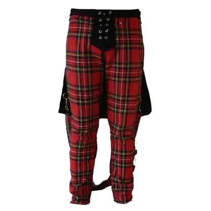 Pantalon écossais tartan avec jupe amovible
