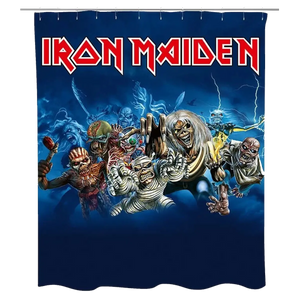 Shower Curtain Iron Maiden - Eddie Through the Years