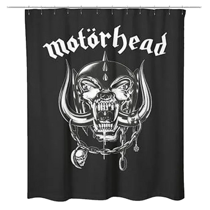 Motif Snaggletooth sur rideau de douche Motörhead 180x200 cm
