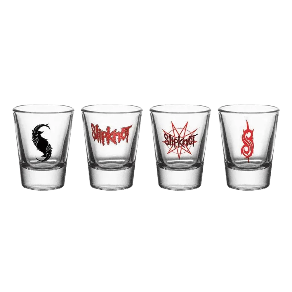4 Verres à shooter Slipknot dans leur coffret
