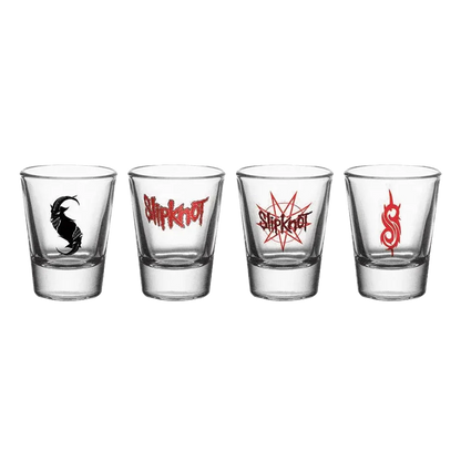 4 Verres à shooter Slipknot dans leur coffret