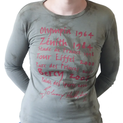 T-shirt Femme Johnny Hallyday - Tournées [manches longues]