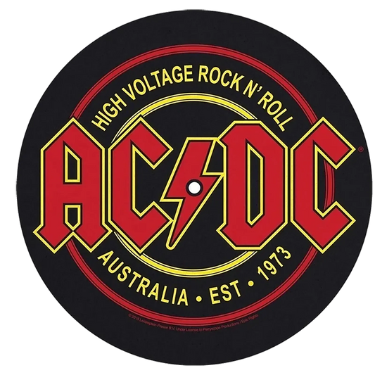 slipmat for vinyl records AC/DC 1 - High Voltage
