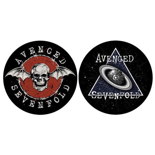 Feutrine vinyle Avenged Sevenfold [Deathbat/Stage] (lot de 2)