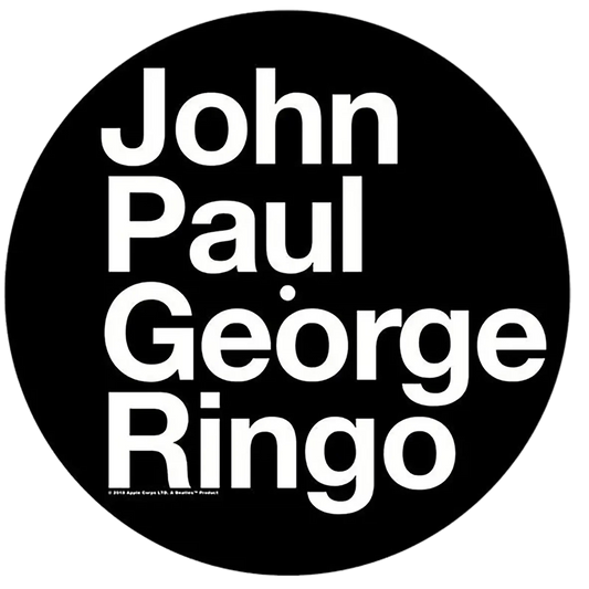 slipmat for vinyl records Beatles 2 - John Paul George Ringo