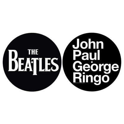 Feutrine vinyle Beatles [Names] (lot de 2)